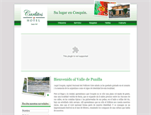 Tablet Screenshot of hotelcarlitos.com